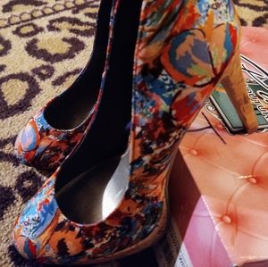 High heel multicolor Fioni shoes